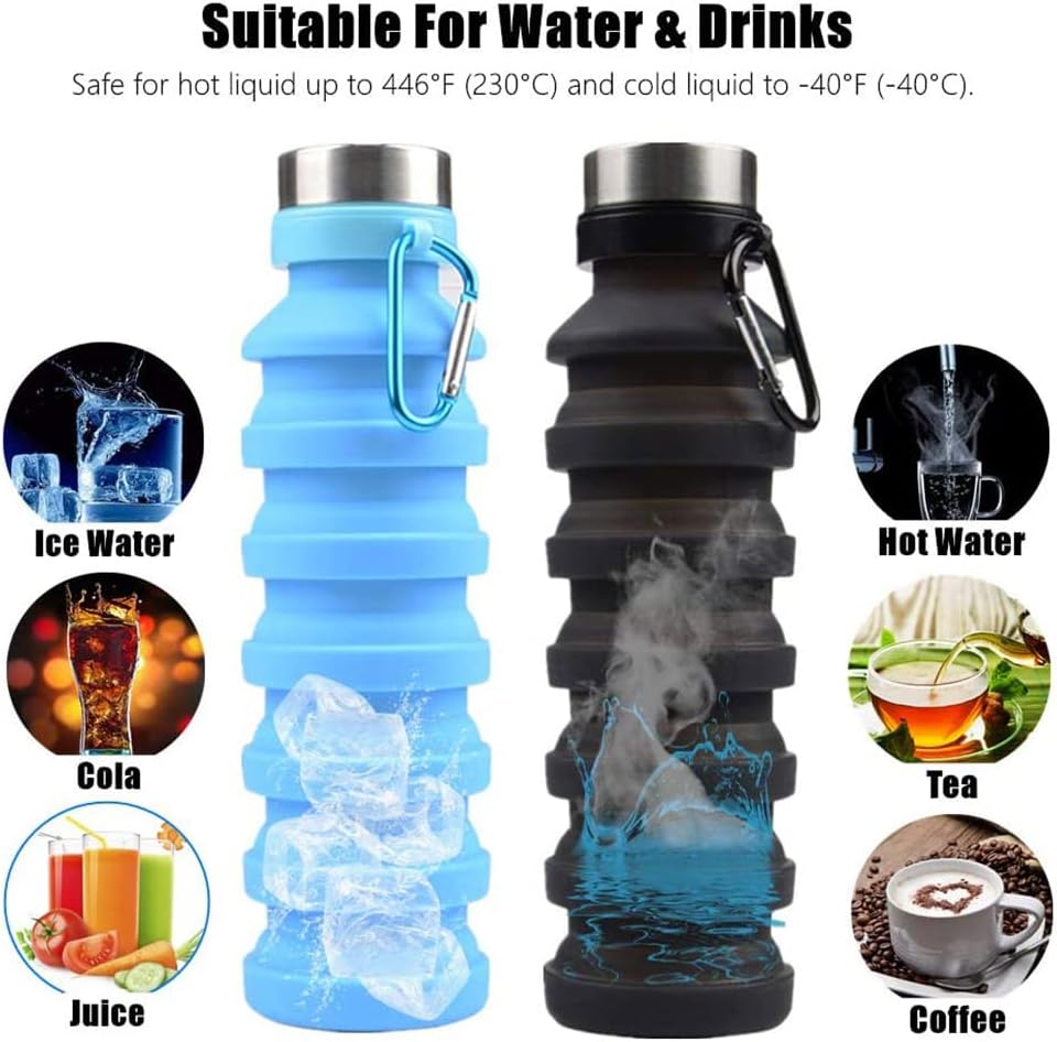 Collapsible Silicone Water Bottle Y74782