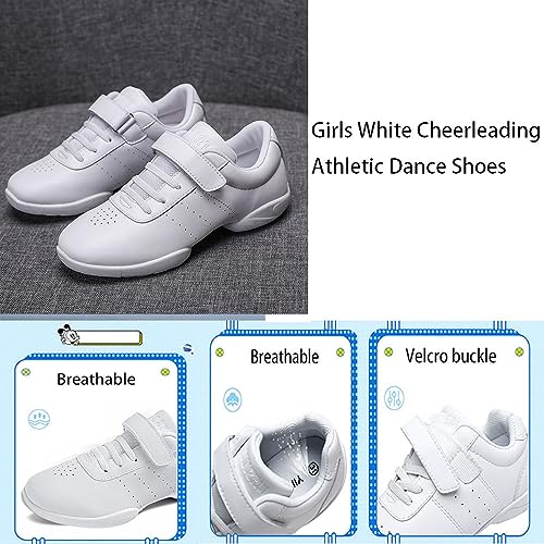 White Cheerleading Dance Shoes J840