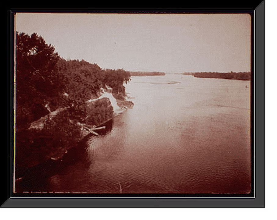 Framed Print, Wisconsin River near Merrimac, Wis., 17-7/8" x 21-7/8" S290