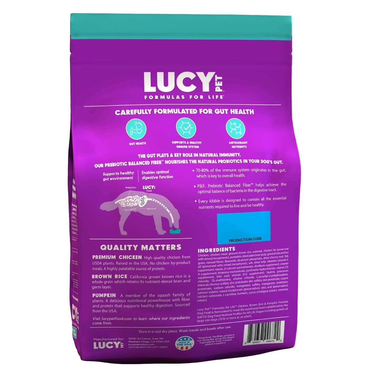 Chicken Brown Rice & Pumpkin Dry Dog Food M67307