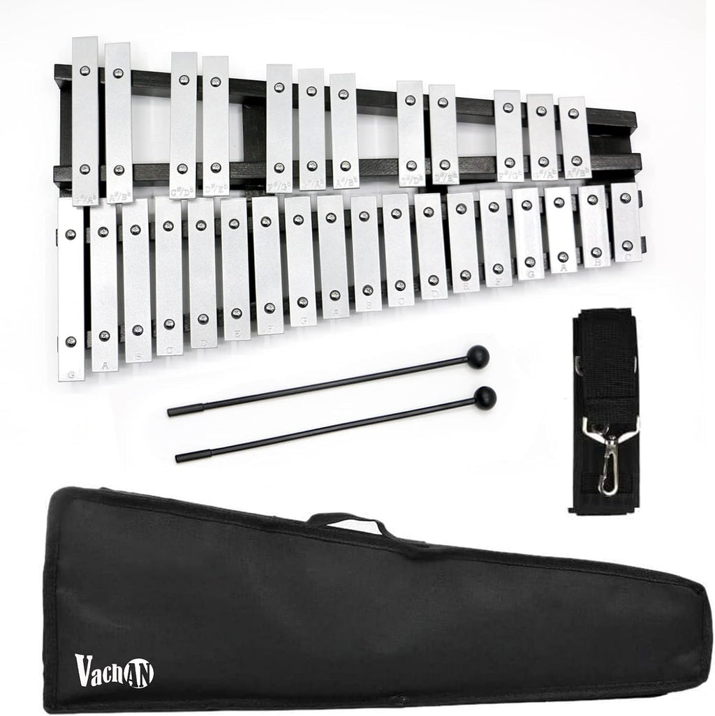 30 Notes Glockenspiel Kit Xylophone Bell with Carrying Bag N5284