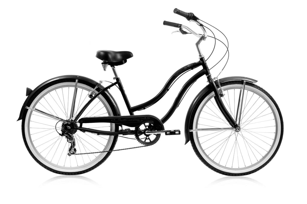 26 In. Single Speed Beach Cruiser Bicycle Pink H815