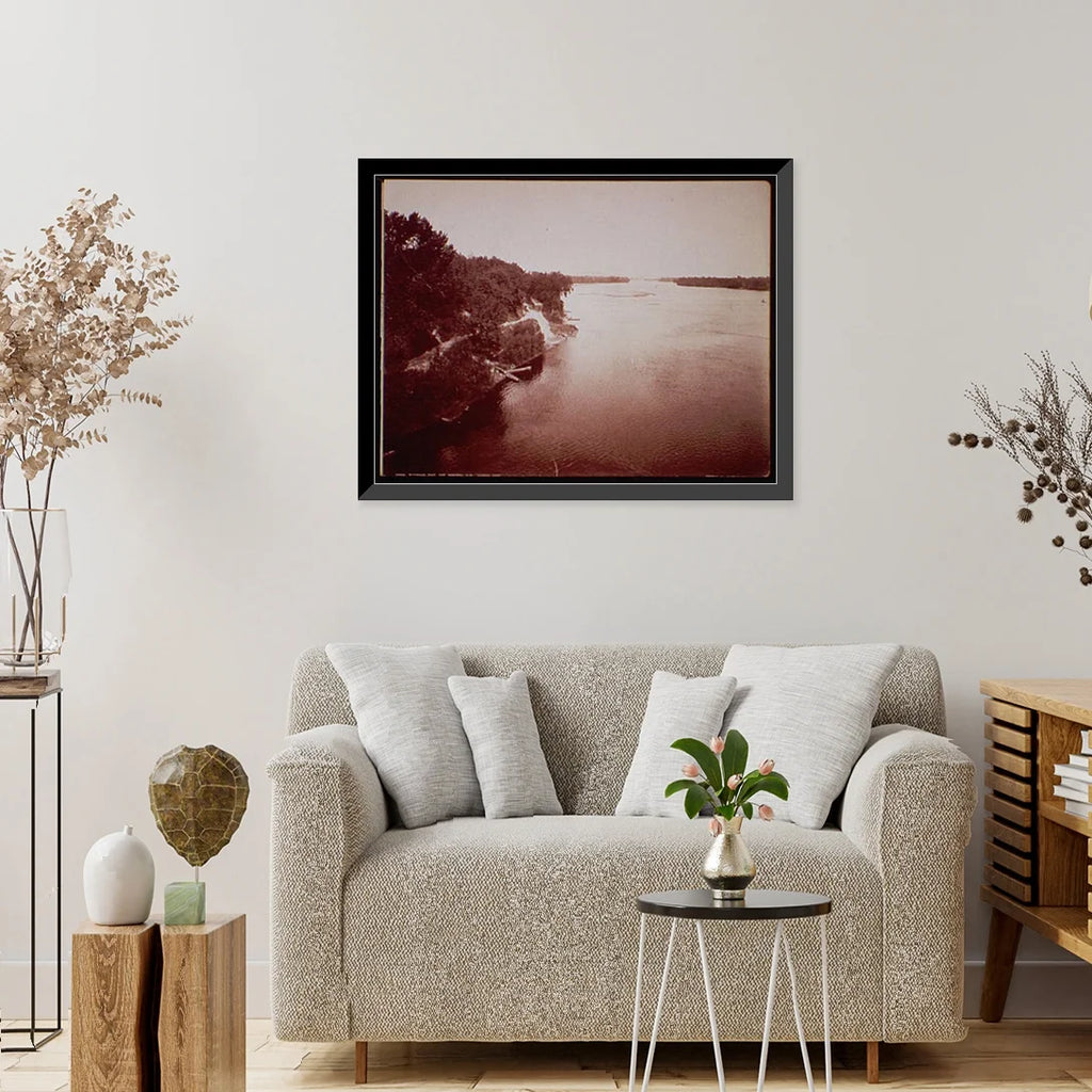 Framed Print, Wisconsin River near Merrimac, Wis., 17-7/8" x 21-7/8" S290