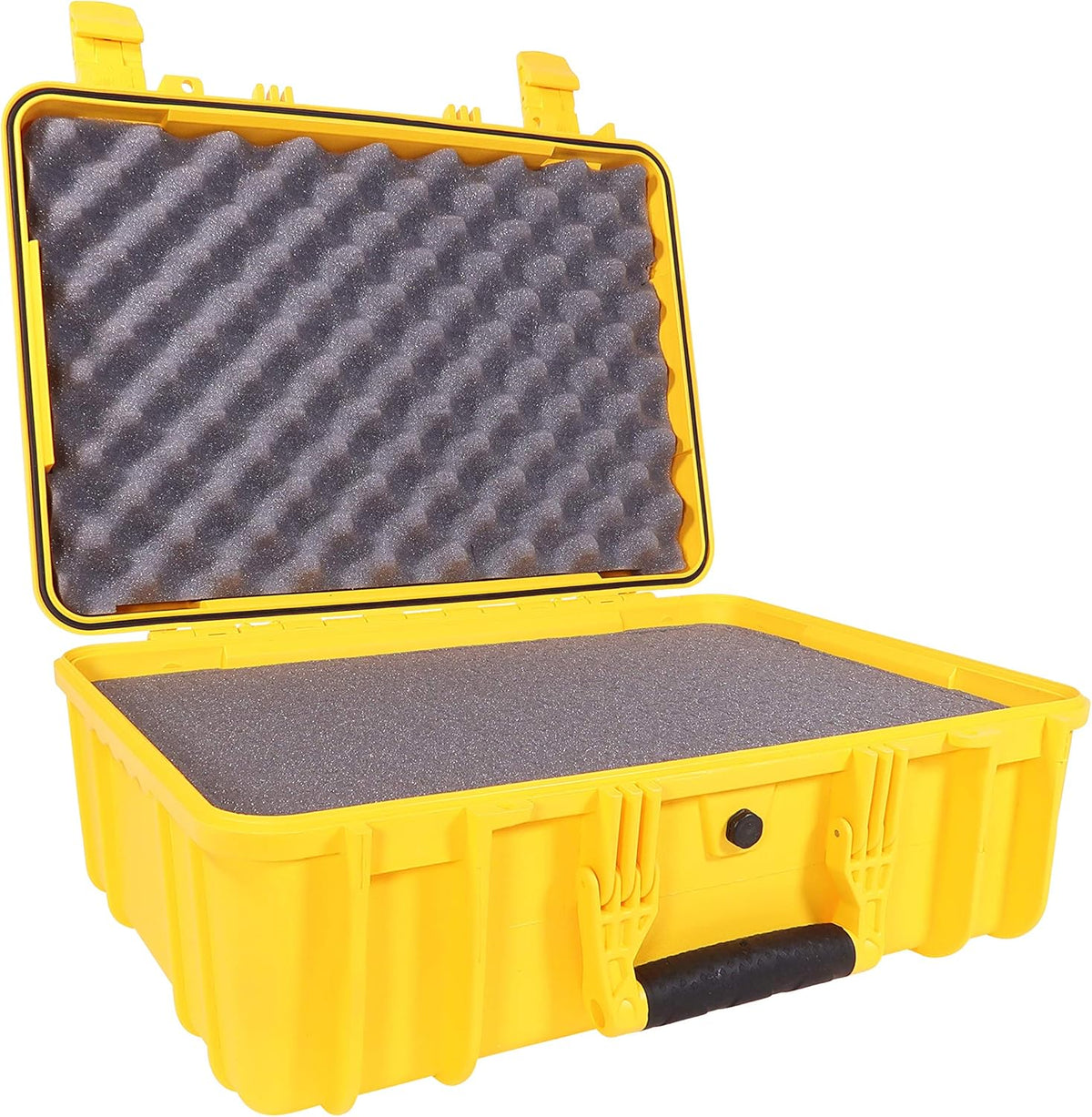 18 Medium Waterproof Protective Hard Case with Foam, Green V375