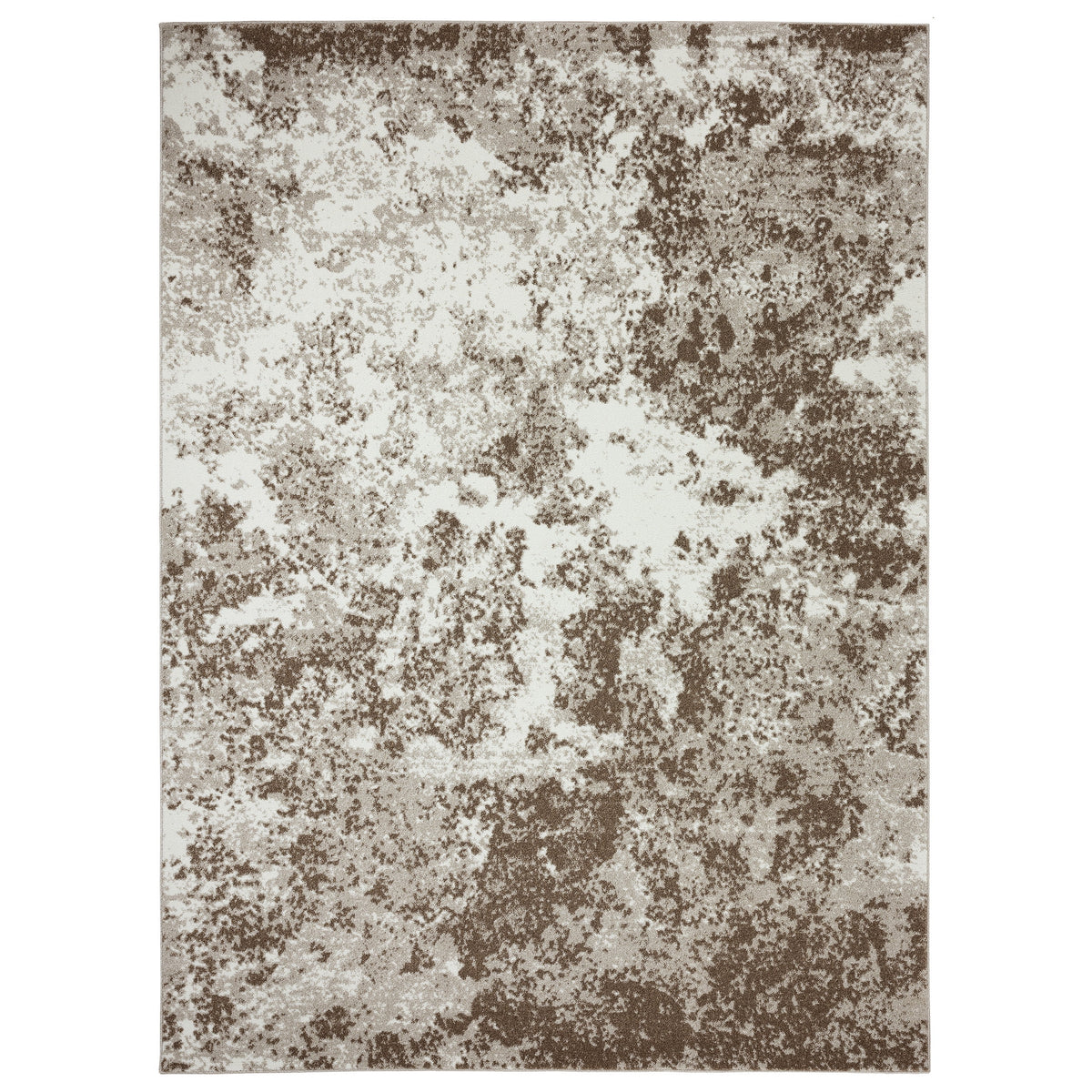Brown Coastal Area Rug W52713