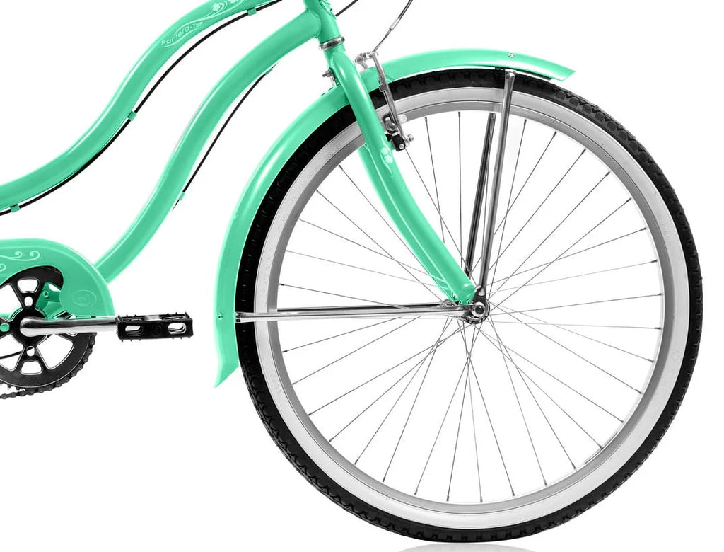 26 In. Single Speed Beach Cruiser Bicycle Pink H815