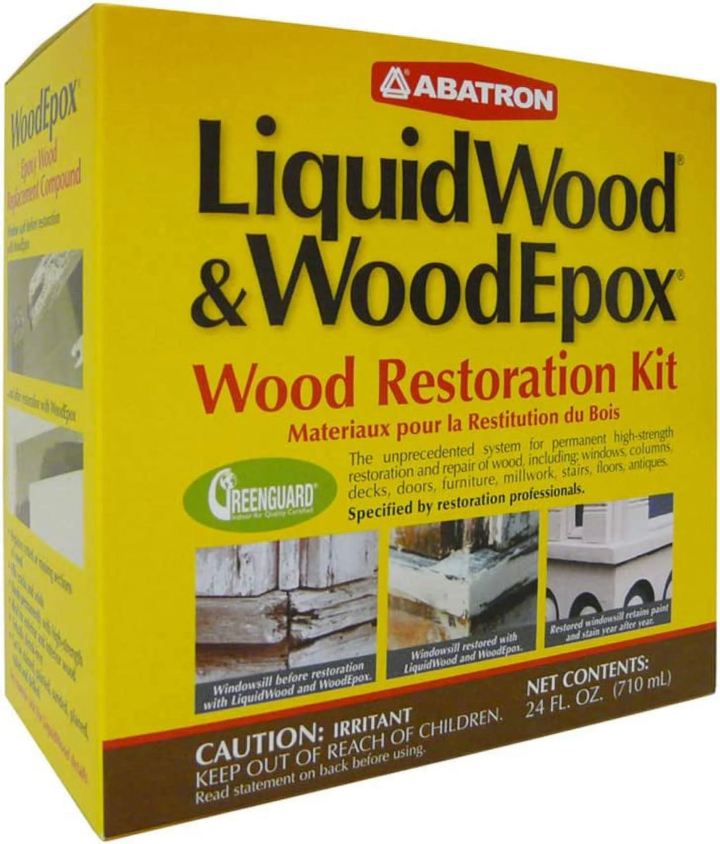24 Oz Epoxy Resin Wood Restoration Kit H47521