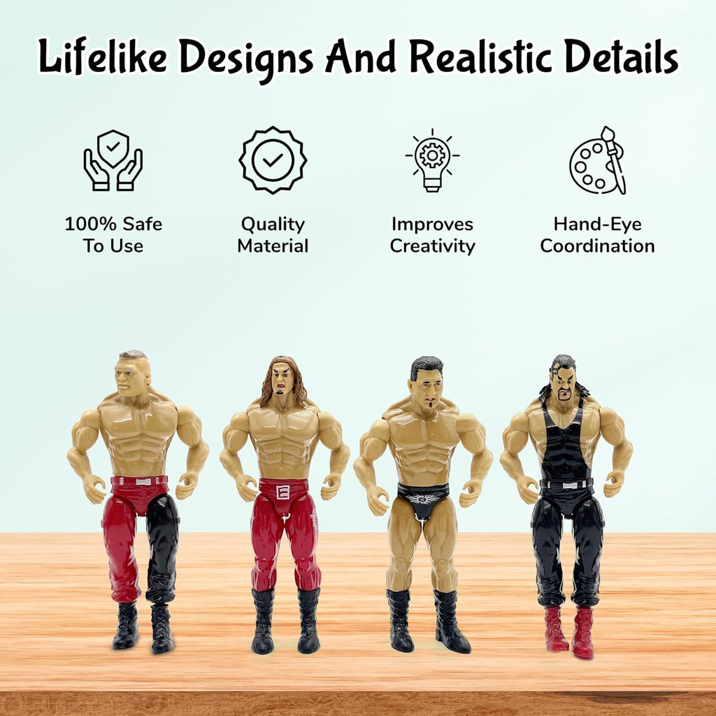 Set of 12 Wrestling Action Figures M552