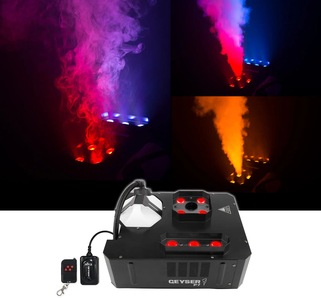 DMX Fog Machine with RGBA+UV LED Effects C46095