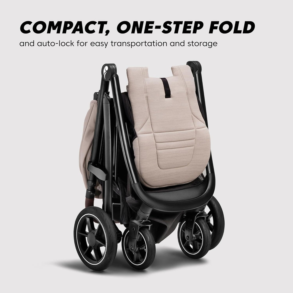 Lightweight Stroller with All-Terrain Wheel Suspension and Compact Fold L590631