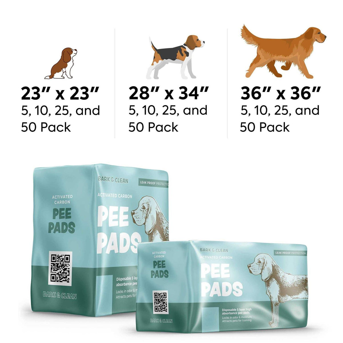 Dog and Puppy Pee Pads Leak-Proof Q884763