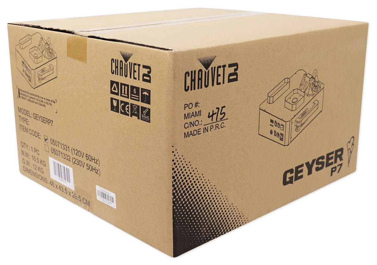 DMX Fog Machine with RGBA+UV LED Effects C46095