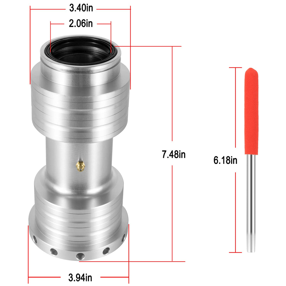Rear Axle Bearing Carrier 2pcs E818