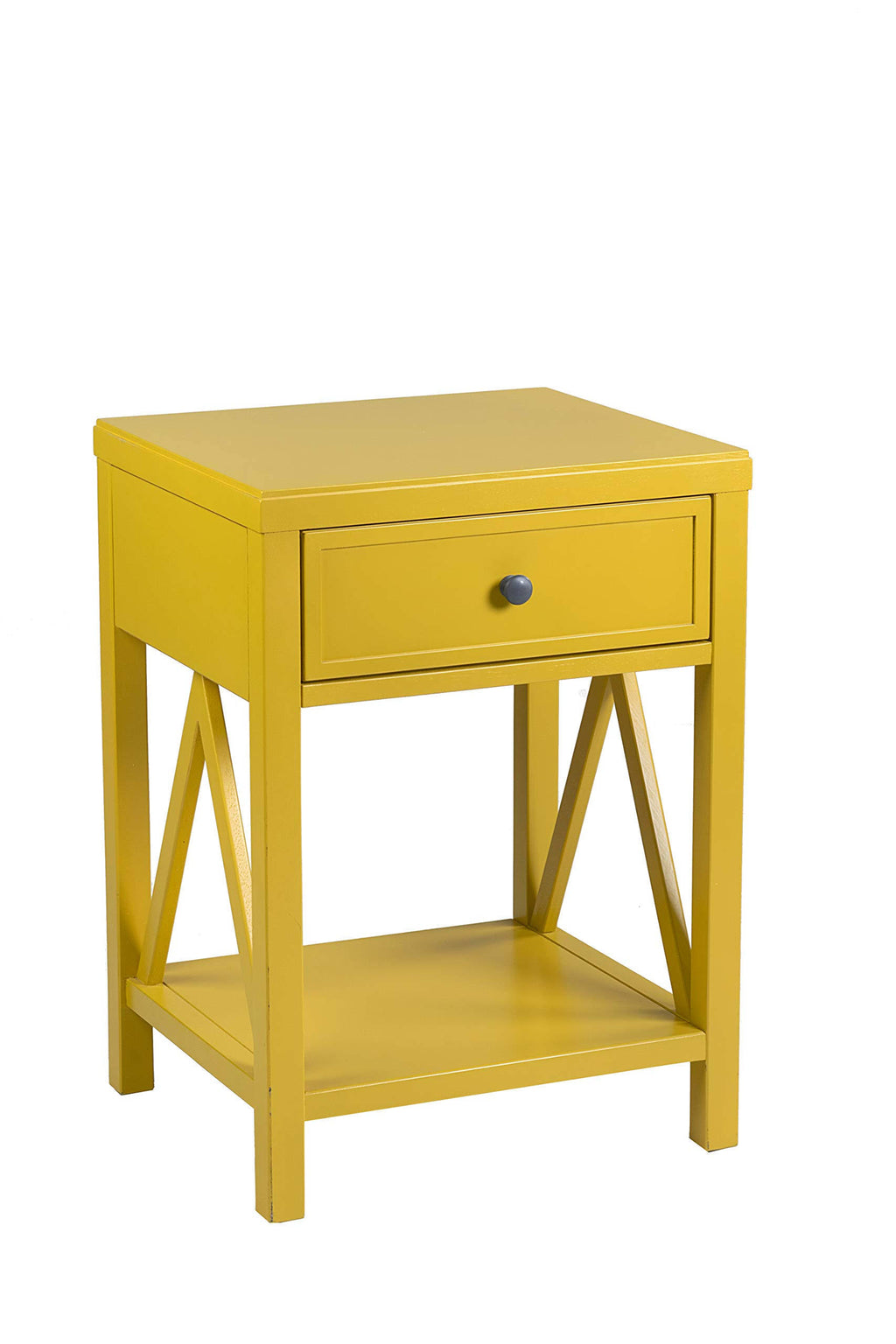 Yellow Acacia Accent Table J431597