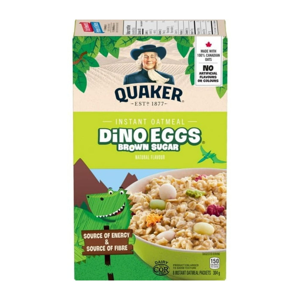 Dino Eggs Brown Sugar Instant Oatmeal, 10.7 oz (Pack of 2) P3181