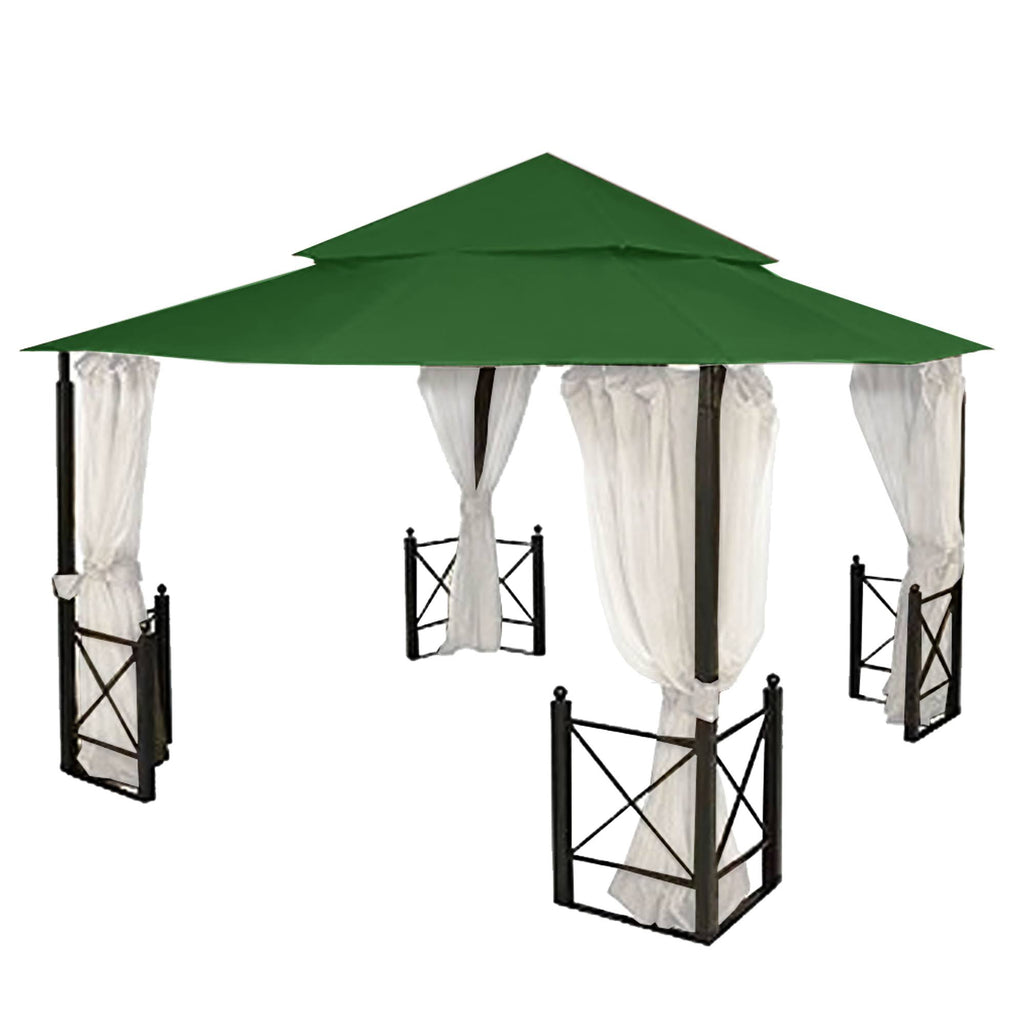 Green Replacement Canopy Top Cover for 12 ft. x 12 ft. Gazebo D9314