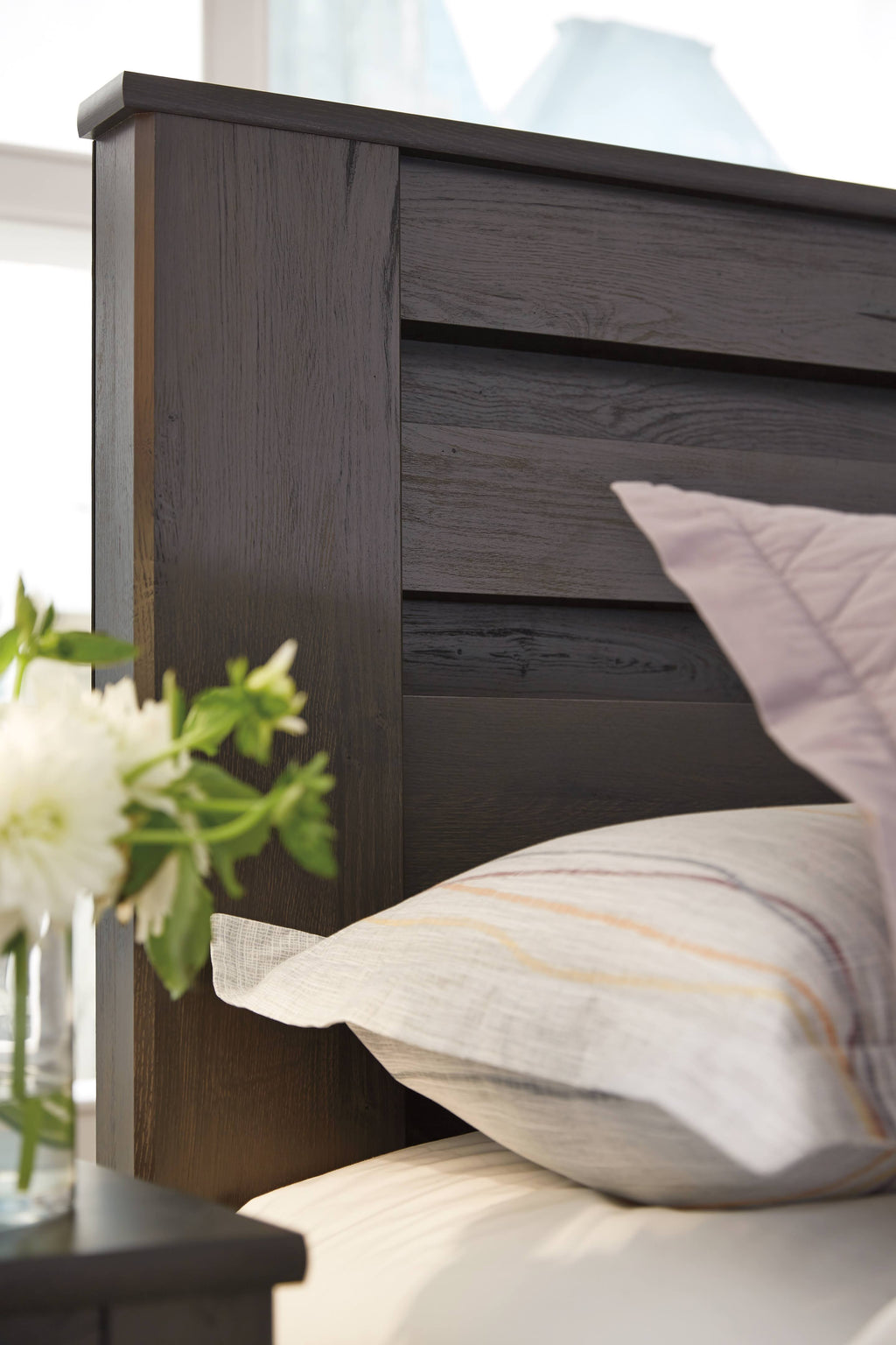 King Panel Headboard Black M286435