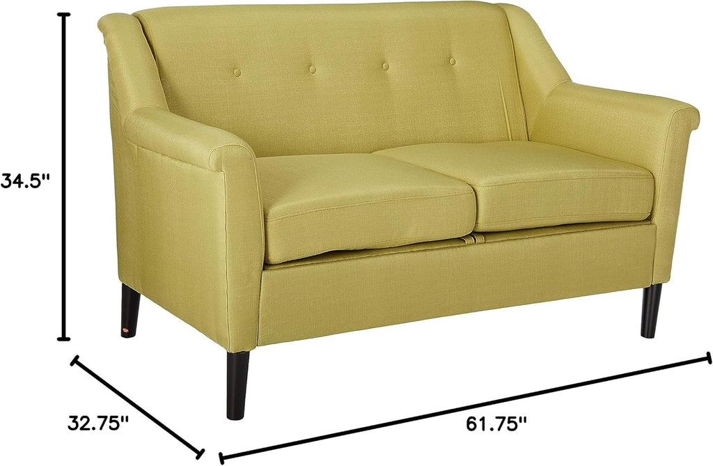 Light Green Fabric Sofa H336588