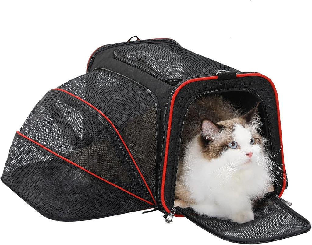 Expandable Soft-Sided Pet Travel Carrier D626