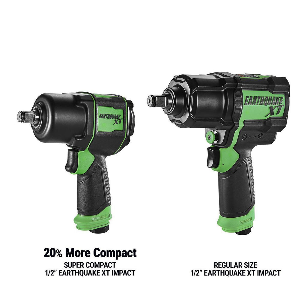 1/2 in. Supercompact Air Impact Wrench, Twin Hammer, 1000 ft-lbs, Green K6384