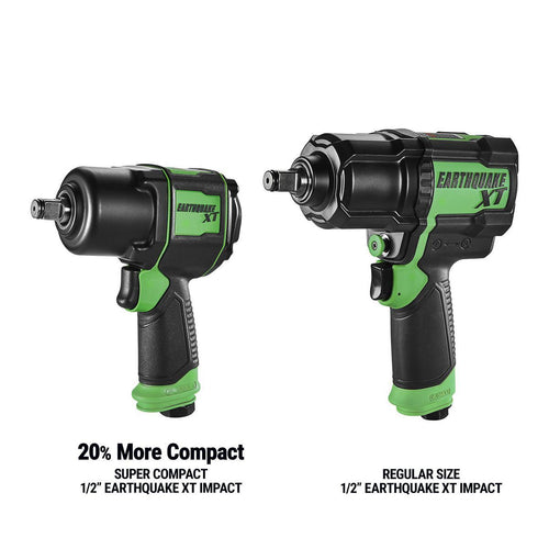 1/2 in. Supercompact Air Impact Wrench, Twin Hammer, 1000 ft-lbs, Green K6384