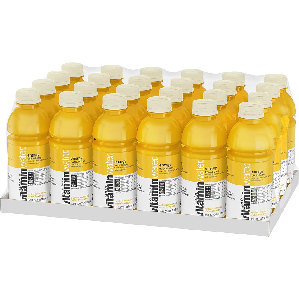 20 fl oz 24 Pack Tropical Citrus Electrolyte Enhanced Water G59055