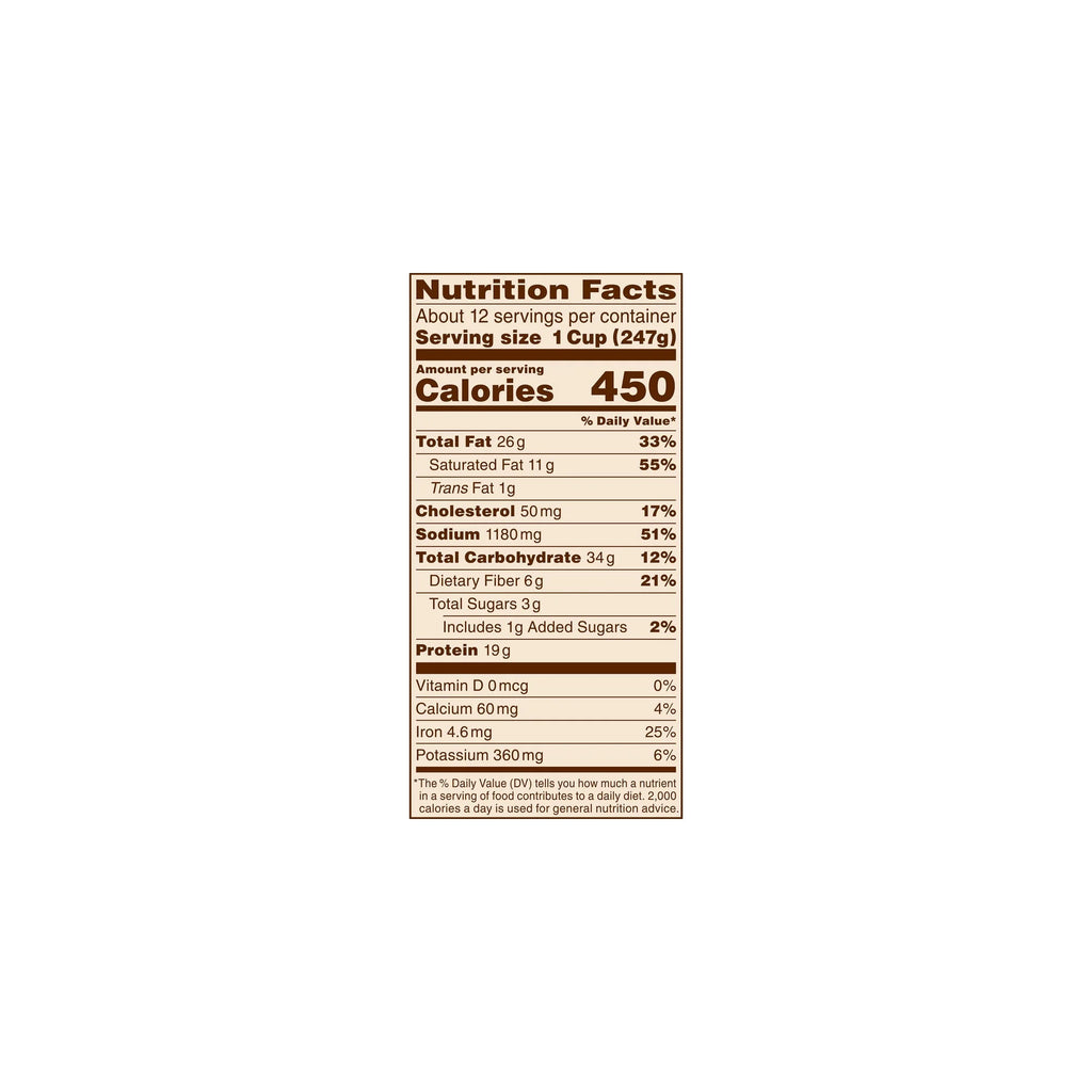Canned Beef Chili with Beans 6 lb 11 oz (Pack of 12) U9097