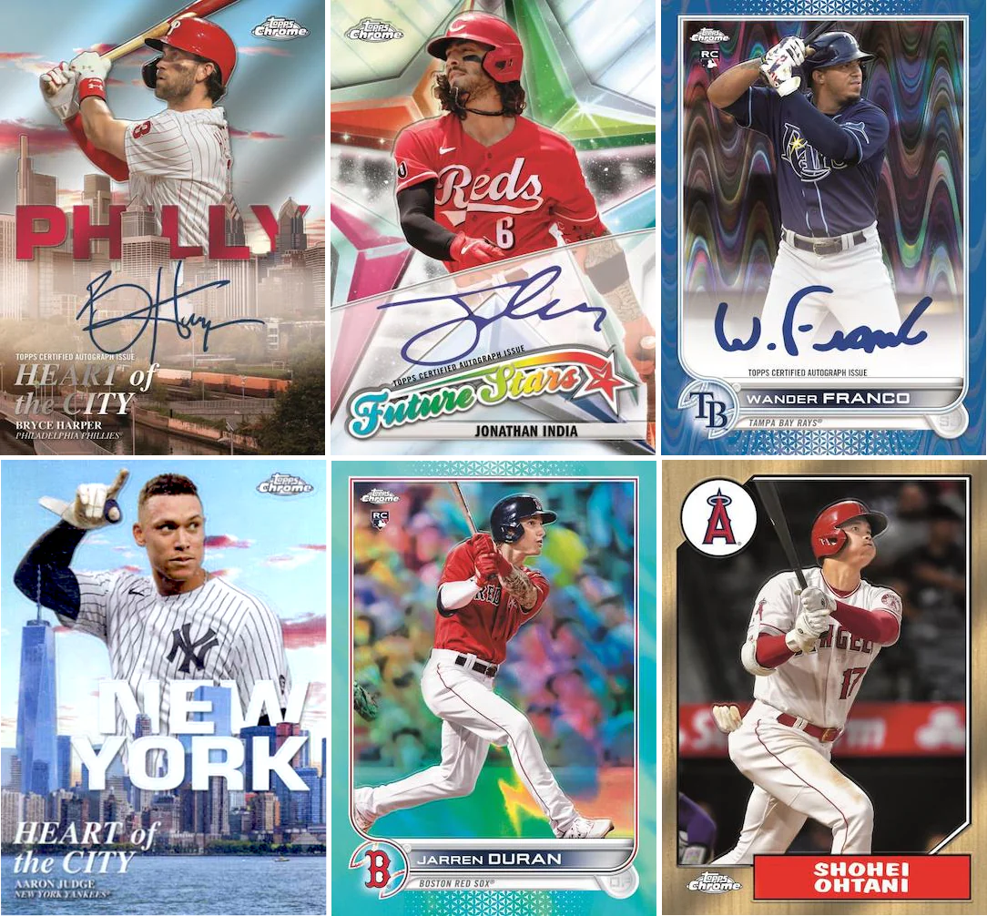 Topps Chrome MLB Baseball Mega Box Trading Cards M80487