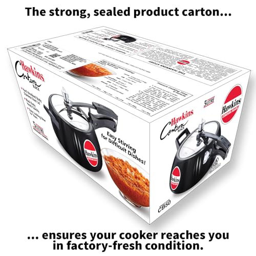 3 Litre Black Hard Anodised Pressure Cooker K115