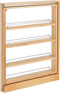 3 Wood Base Cabinet Pullout Filler Organizer with Adjustable Shelves W54387