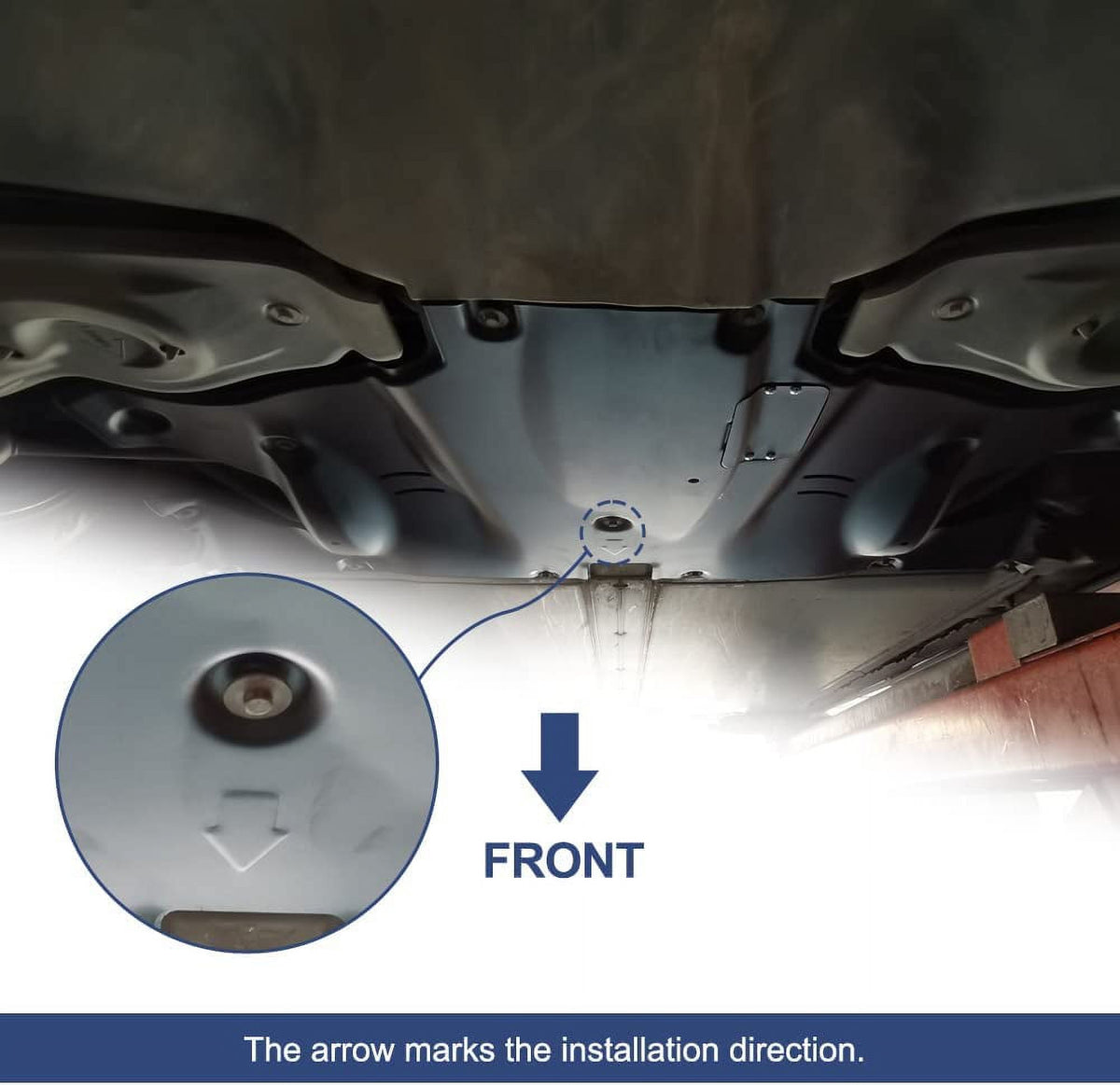 Rear Skid Plate Under Engine Guard Cover Chassis I60070
