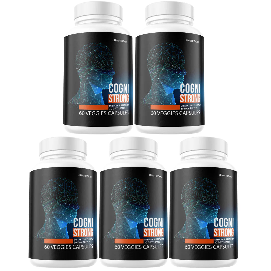 Brain Health Focus Nootropic Pills 5 Bottles O758