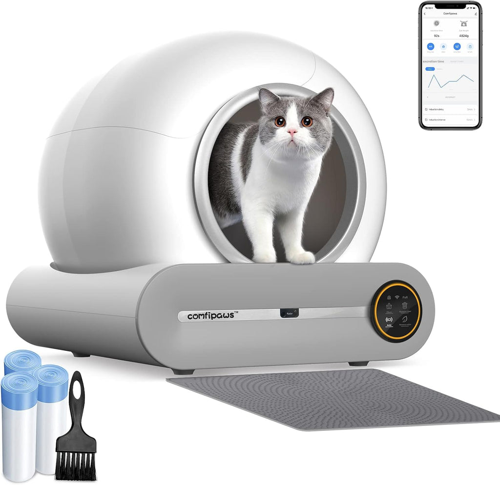 Automatic Self Cleaning Cat Litter Box with APP Control V74932