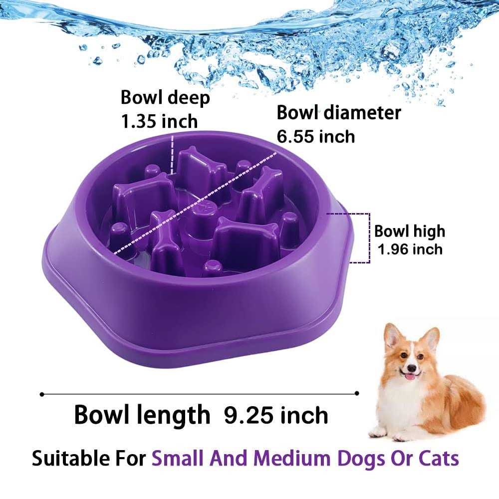 Slow Feeder Dog Bowl Non Slip N993