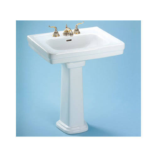 Sedona Beige Pedestal Lavatory Sink Only Single Hole K620739