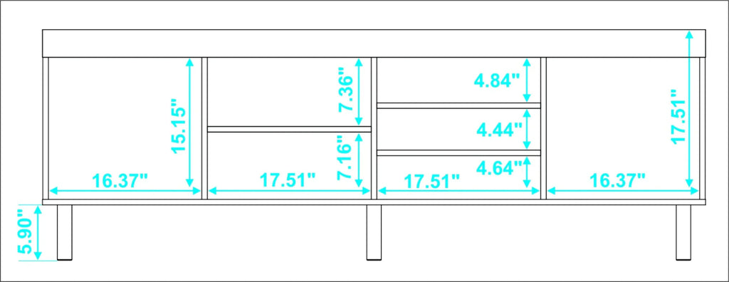 White Modern TV Stand I194023