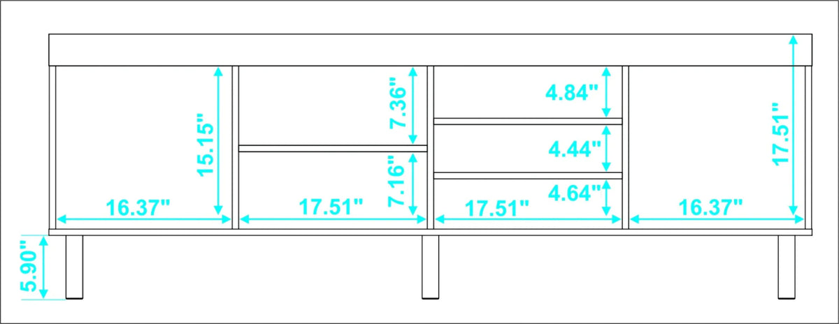 White Modern TV Stand I194023
