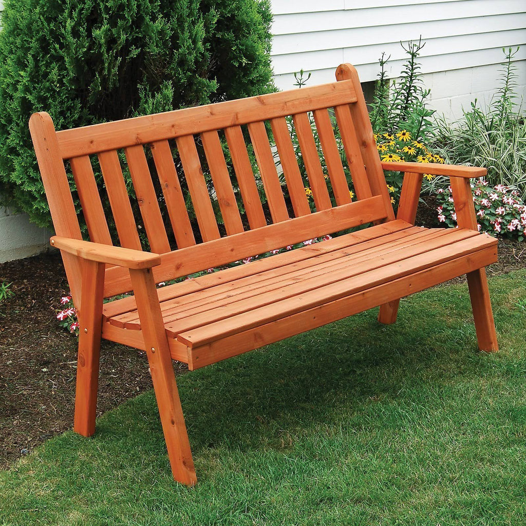 Western Red Cedar English Garden Bench 5ft W743