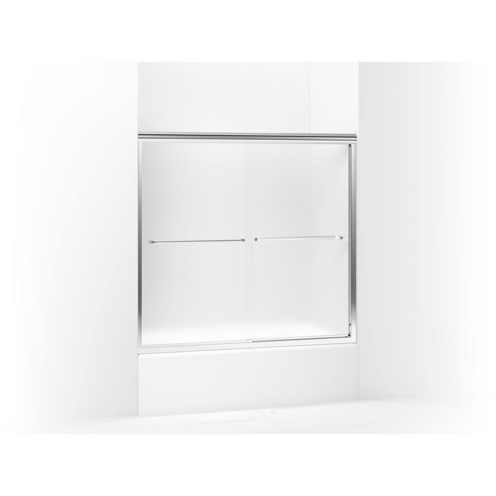 Silver Frameless Bathtub Door C67241