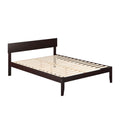Solid Wood Queen Platform Bed in Espresso B7483