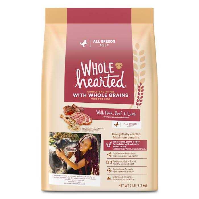 Whole Grains with Pork Beef & Lamb Dry Dog Food Z1017