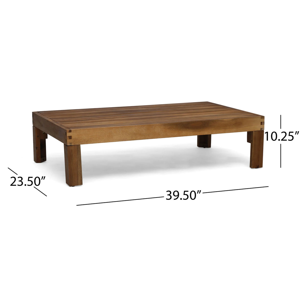 Teak 5 Piece Outdoor Fabric Acacia Wood Sofa Set Z788