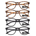 Black 3.5x Reading Glasses 4 Pack A4937