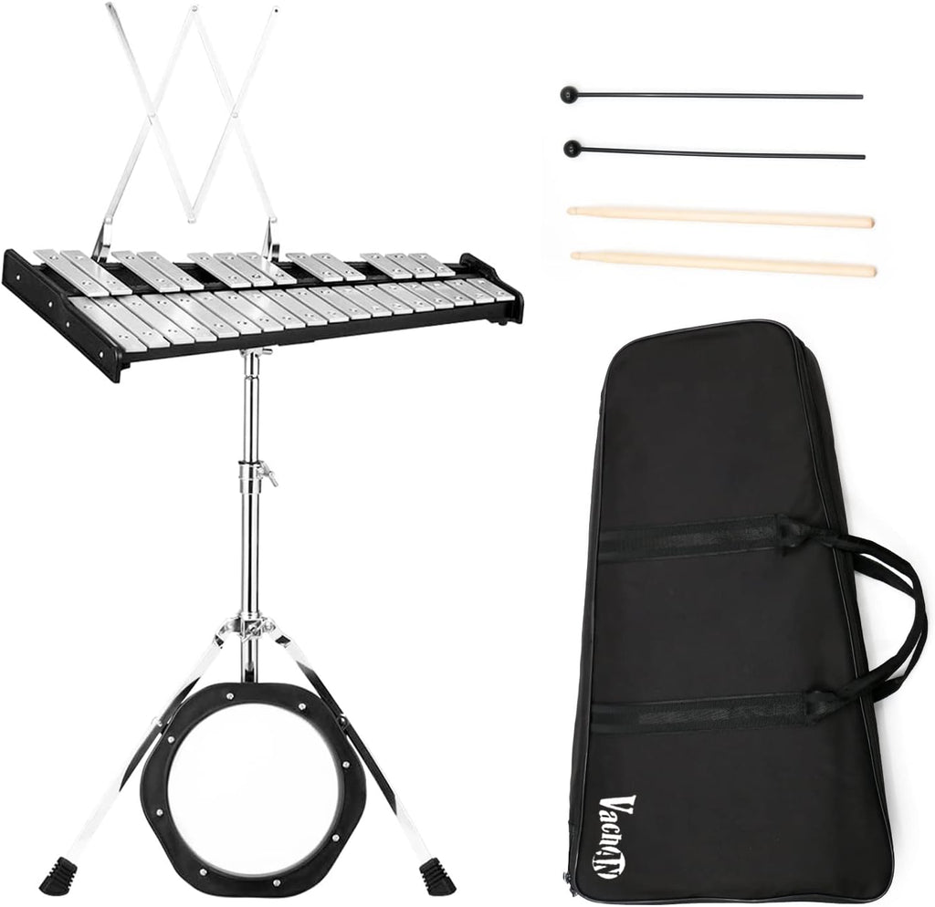 30 Notes Glockenspiel Kit Xylophone Bell with Carrying Bag N5284