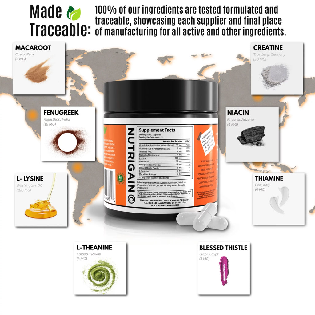 Weight Gain Capsules - 6 OZ Jar N7401