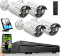 8 Channel POE Security Camera System with 4 IP67 Waterproof Cameras M21827