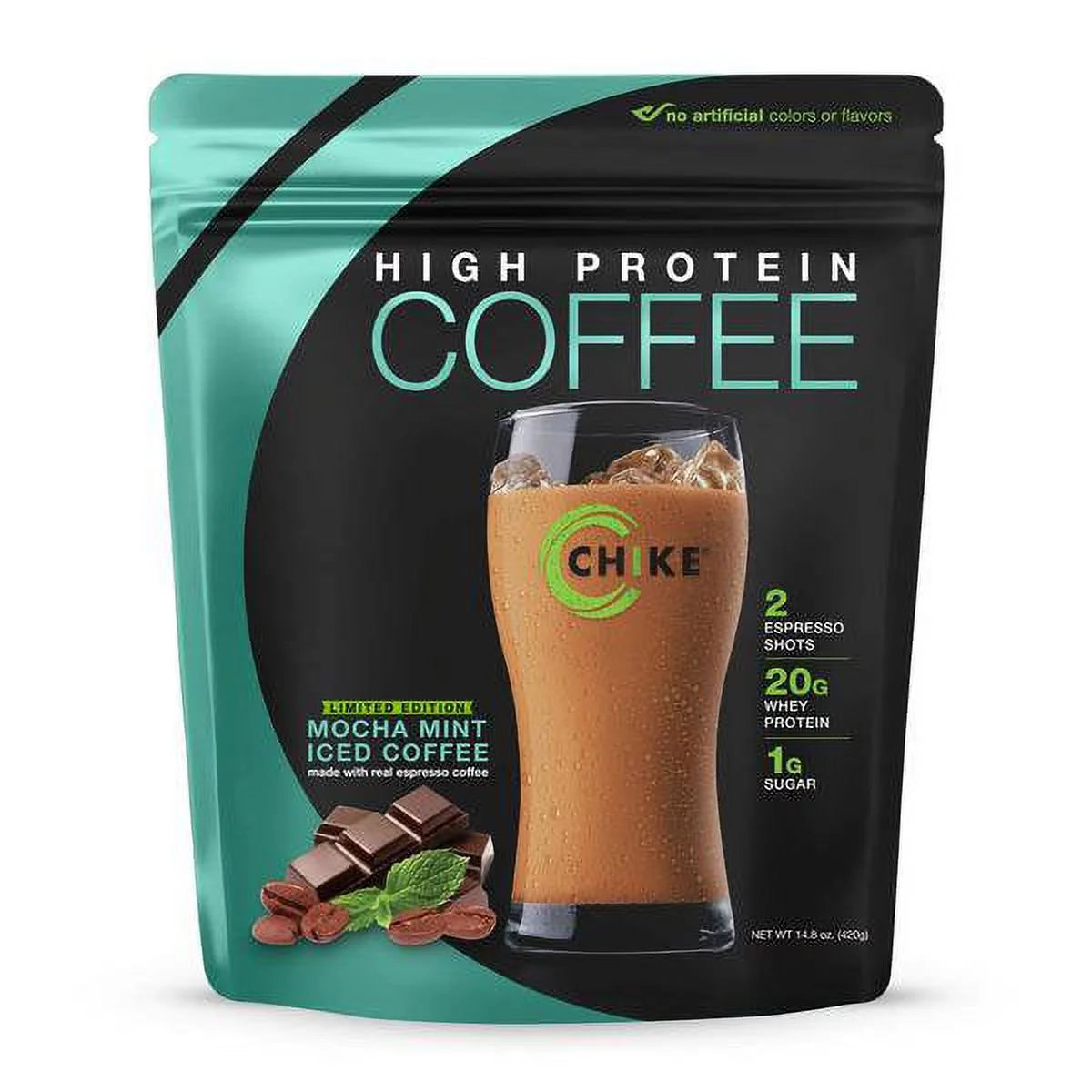 High Protein Iced Coffee Mocha Mint L65907