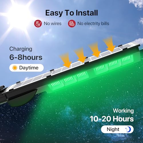 Green Solar Light for Hunting Hogs with Remote N732769