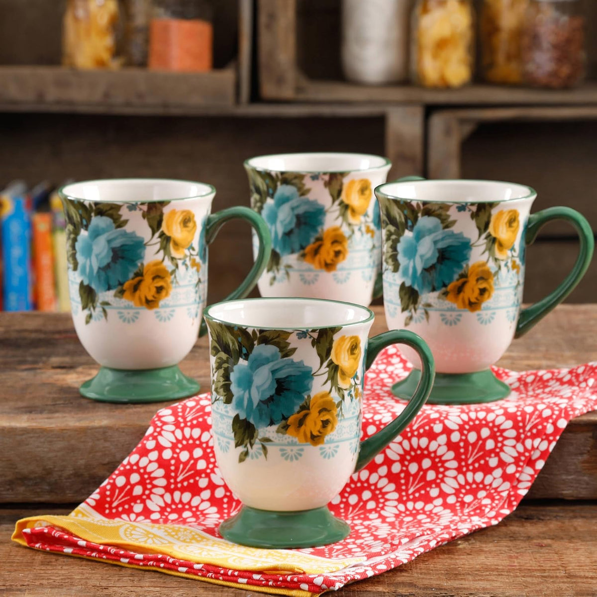 18-Ounce Latte Mug Set, Set of 4 D631