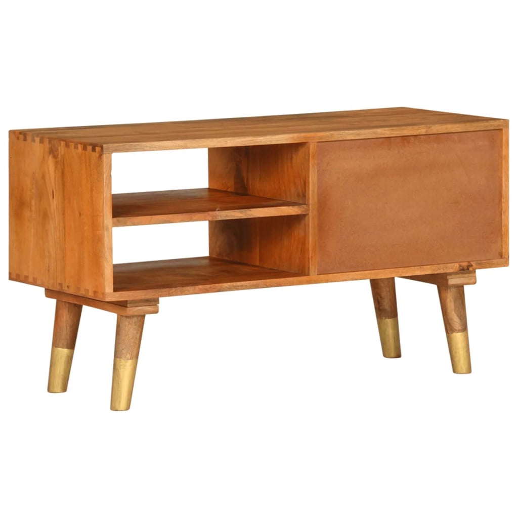 TV Cabinet Solid Mango Wood Y4553